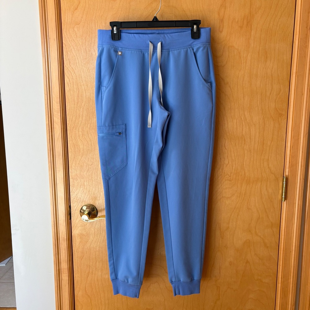 FIGS Zamorra Scrub Joggers Womens Small Blue Technical Collection W18SW2005